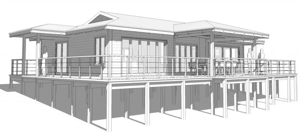 Arkitektonisk layout skitse