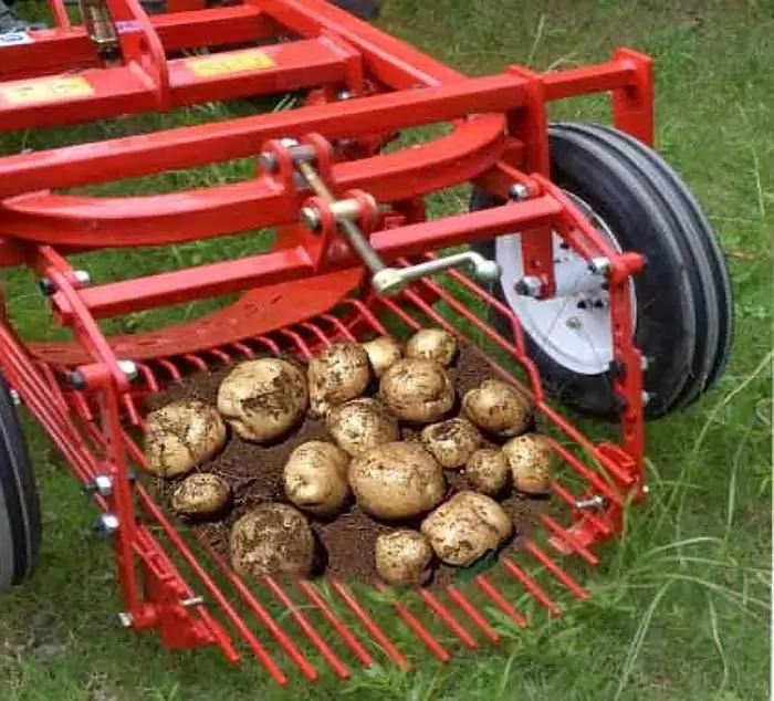 escavadora de batatas para motoblock mtz km 1