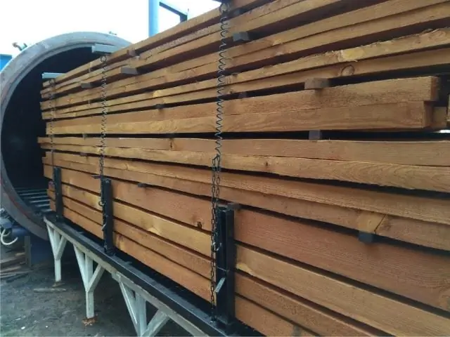 Production of heat-treated wood