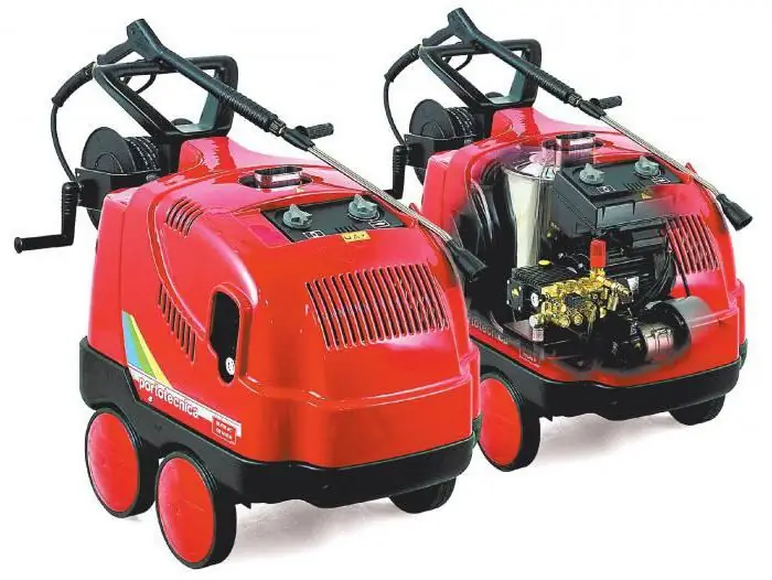 High pressure washers "Portotechnika": characteristics, reviews