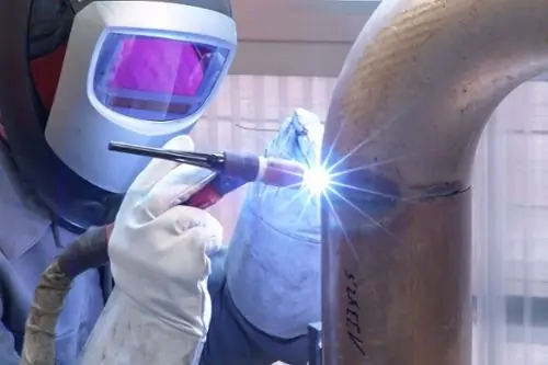 Copper gas welding