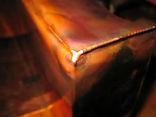 Welded copper seams