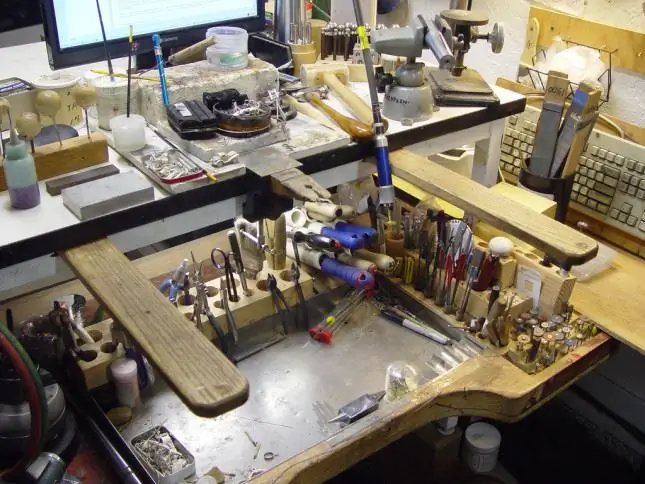 Jeweler's work table