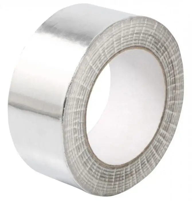 Aluminium selvklebende tape: egenskaper, typer, egenskaper