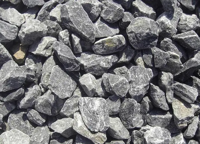 Types of crushed stone: description, characteristics, scope and origin