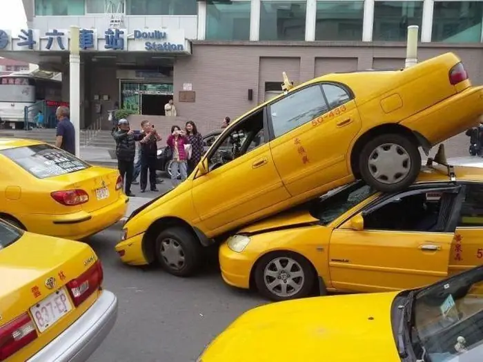 taxi is gelukkige resensies van taxibestuurders