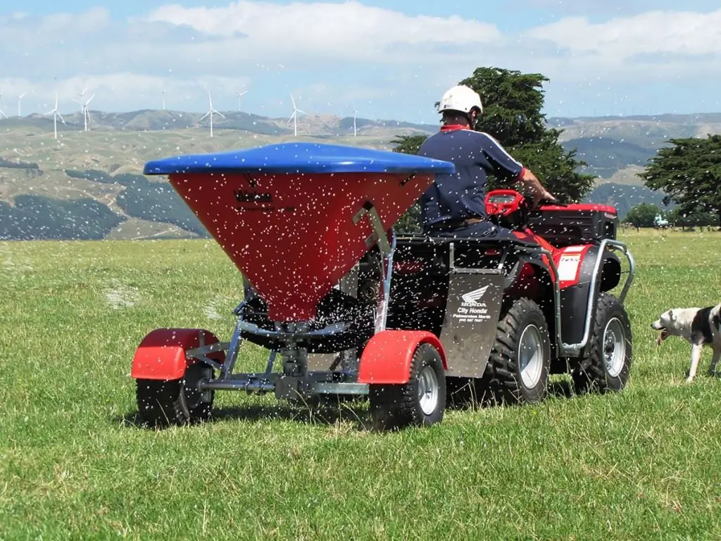 Machines pour la fertilisation. Classification des machines, méthodes de fertilisation