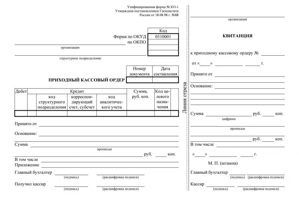 Contoh pesanan resit