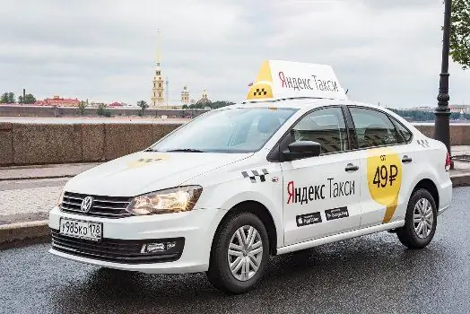 samochody yandex taxi jekaterynburg