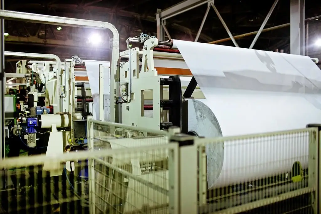 Pulp and paper mills in Russia: list, features of the production process, product overview