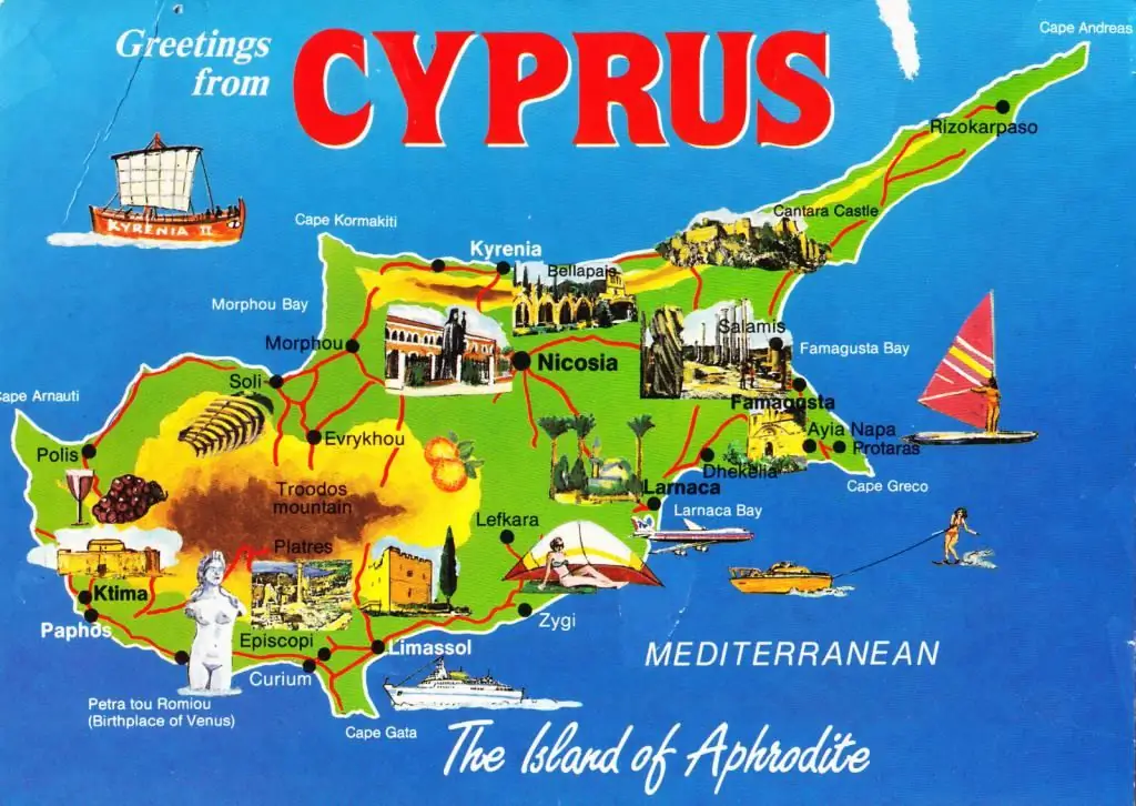 Cyprus map