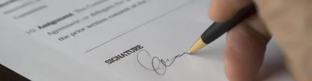 firma de carta