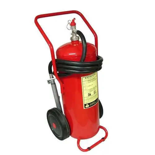 Air-foam fire extinguishers. The principle of operation of the device and rules of use