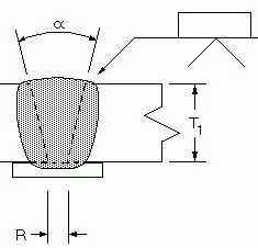 welding seam drawing