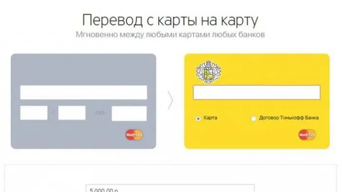 prijenos s Tinkoff kartice na Sberbank proviziju