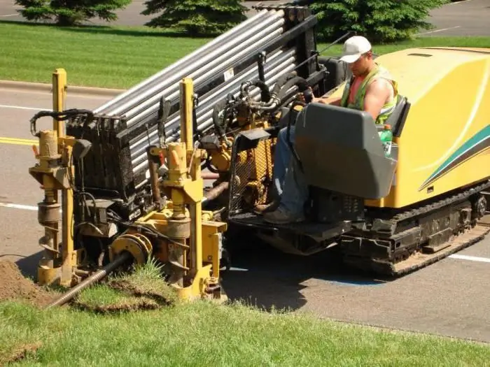 directional drilling of gas pipelines