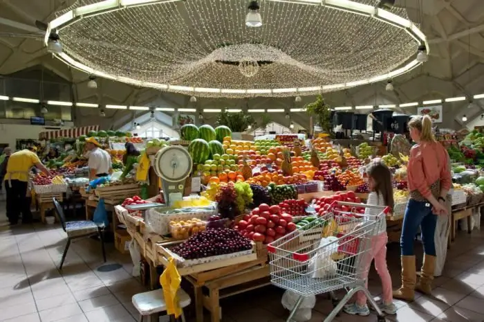 Mercados de alimentos de Moscú. Mercados, ferias en Moscú y la región de Moscú