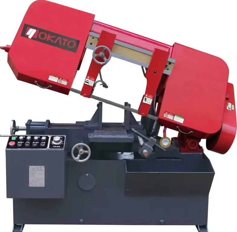 Band saw for metal cutting