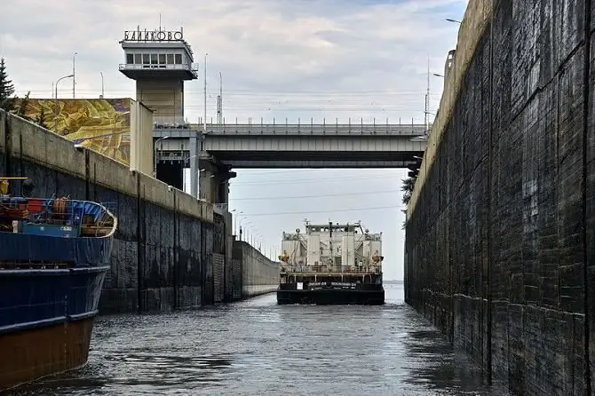 Hydroelectric power plant sa Volga