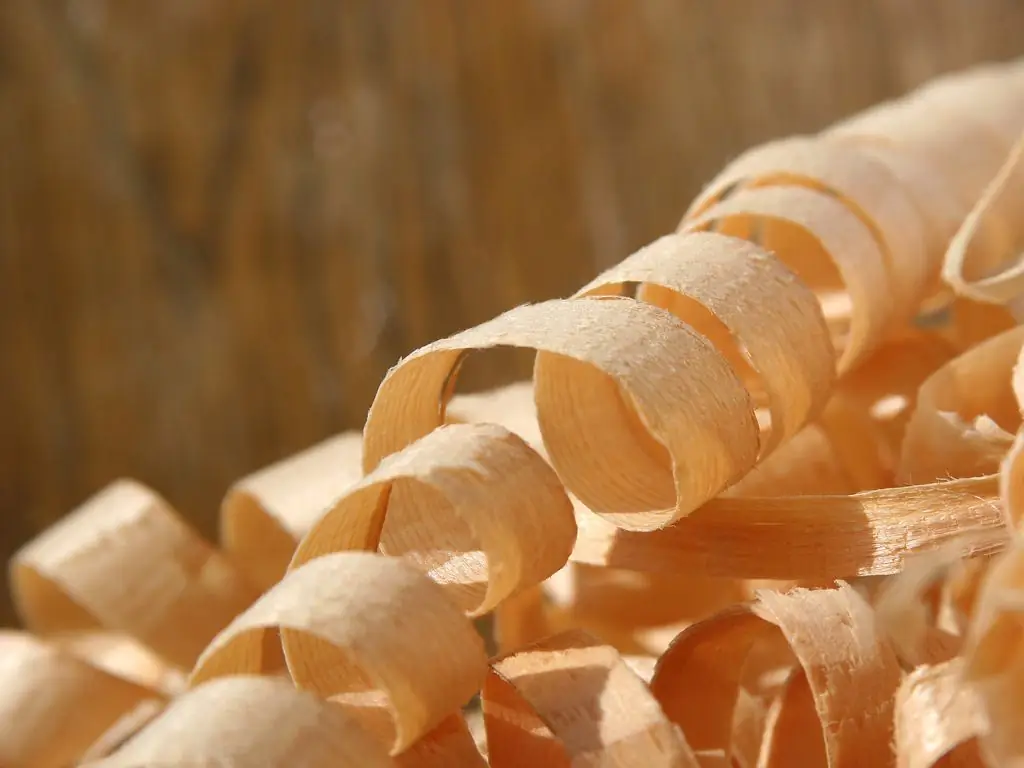 Wood shavings: types, production technology and application features