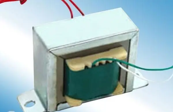 Single-phase transformer. Purpose, device and main characteristics