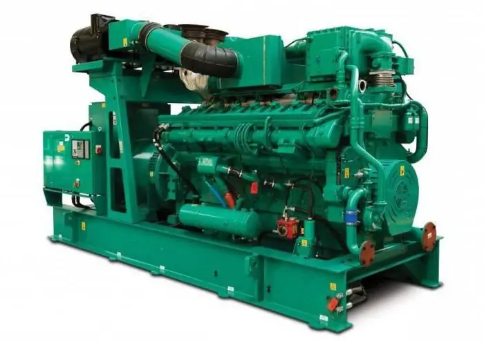 Gas piston power plant: the principle of operation. Operation and maintenance of gas piston power plants