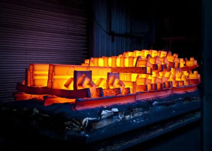 Steel annealing as a type of heat treatment. Metal Technology