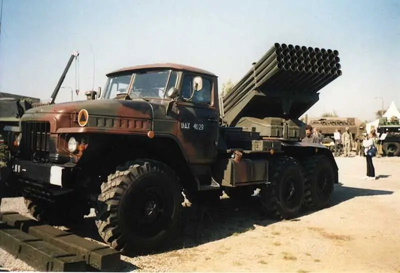 "Grad": Champ de tir MLRS. Champ de tir "Grad" et "Hurricane"