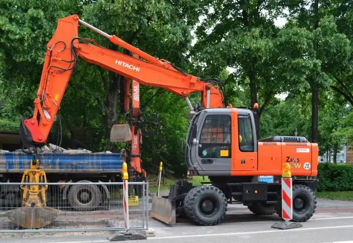 hitachi ekskavator qismlari