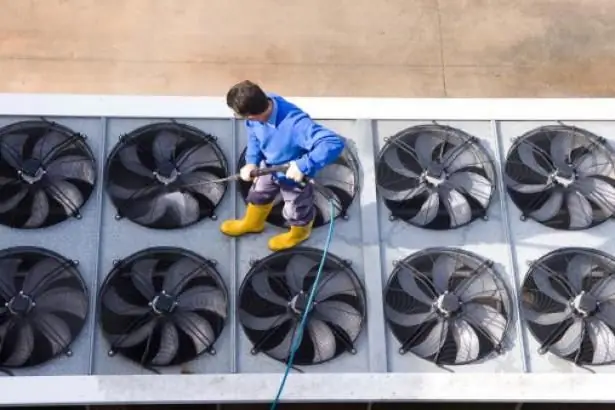 Maintenance of ventilation and air conditioning systems