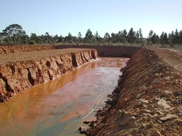 Schlamm ist Sediment. Bohr- und Ölschlamm