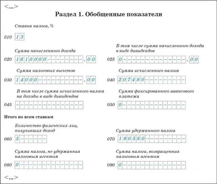 декларацияның 2 бөлімін қалай толтыру керек 6 жеке табыс салығы