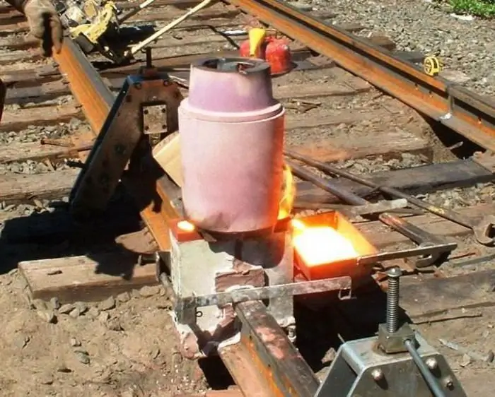 thermite wire welding